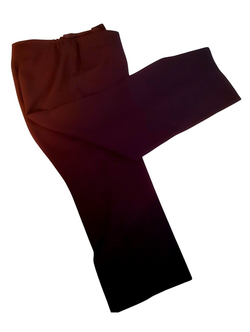 Vintage Takbots Dressy Ankle Trouser Pant 16WP Plum Wide Leg Corporate Career